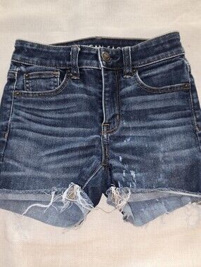 American Eagle Outfitters sz 00 Ne(X)t Level Stretch Denim Shorts